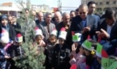 گزارش تصویری از جشن درختکاری در پارک نبوت 