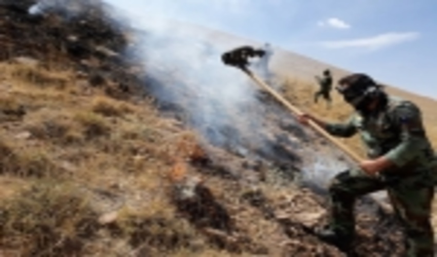 بیش از 5 هکتار از مراتع روستای چپدره  بر اثر سهل انگاری در آتش سوخت