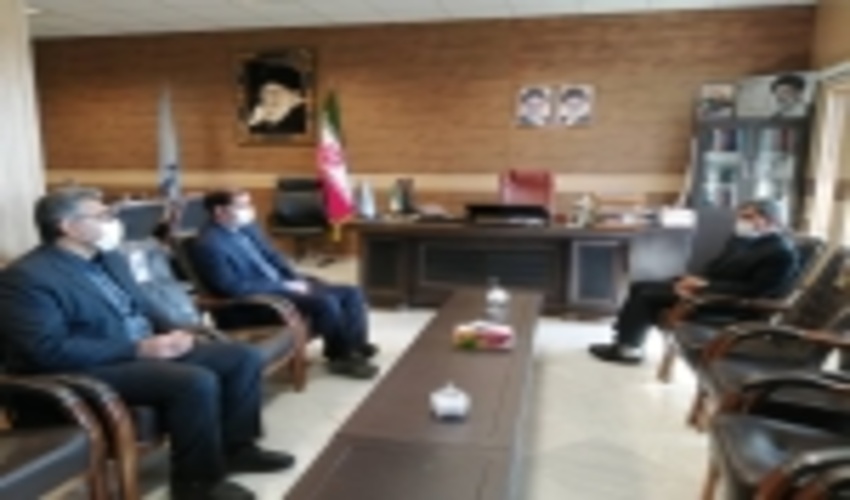 دیدار و گفتگوی آقاجانلو مدیر کل منابع طبیعی و آبخیزداری استان زنجان با رئیس دادگستری شهرستان ابهر