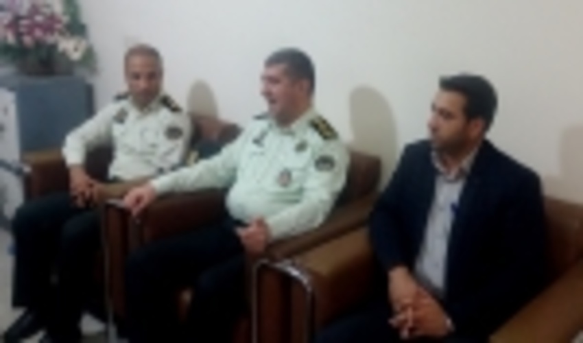 دیدار کارکنان منابع طبیعی ایجرود با فرماندهی نیروی انتظامی 