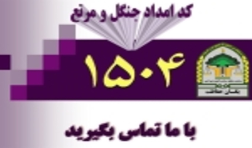 تخریب و تصرف در عرصه های ملی را به 1504 گزارش دهید
